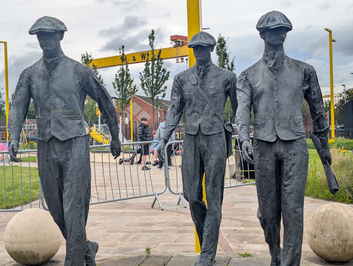 A day ashore in Belfast. A day ashore in Belfast.